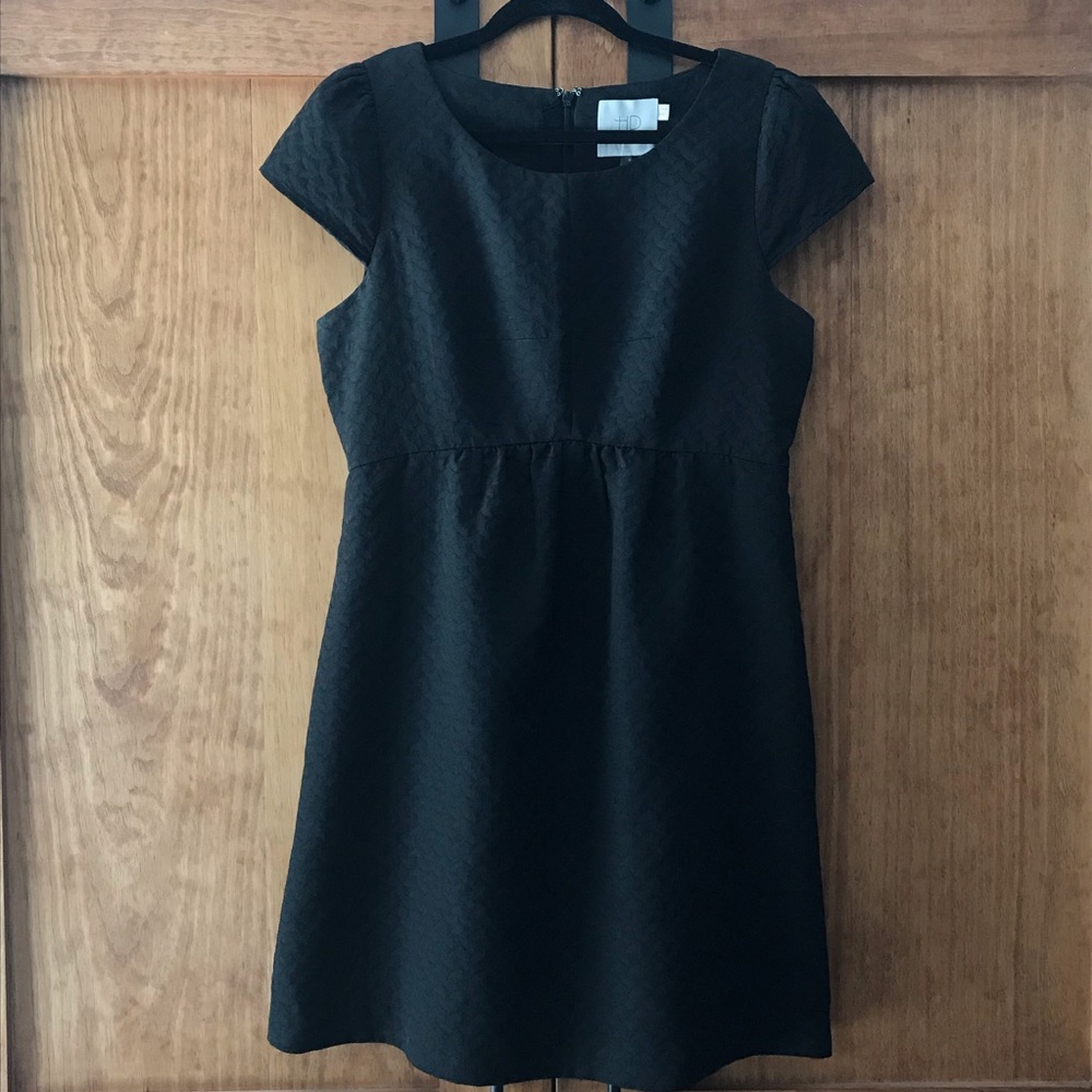 A - line textured Dress